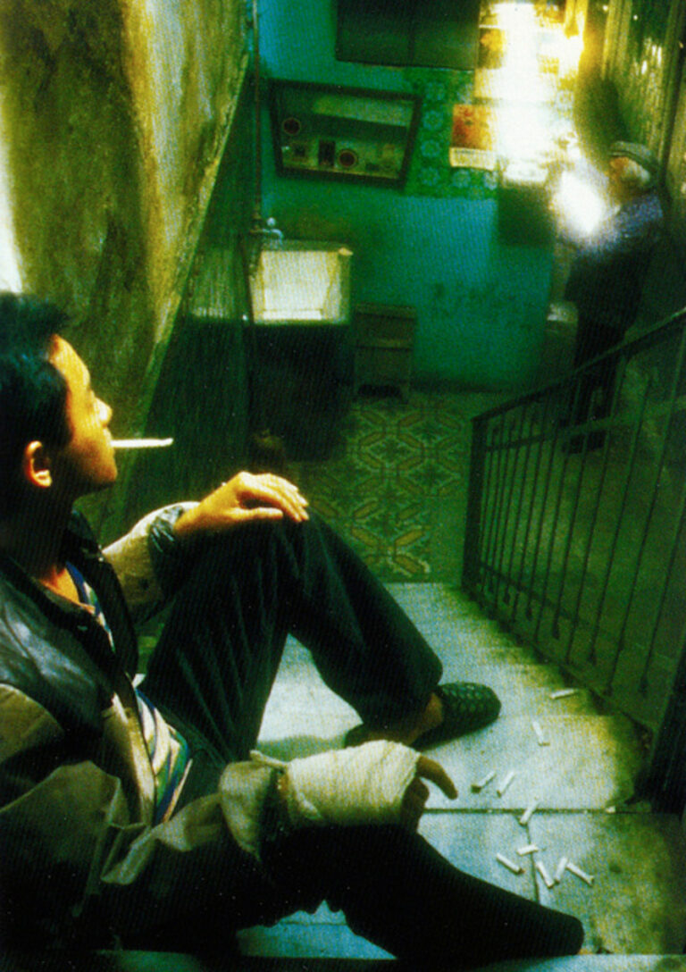 Behind the scenes on set of Happy Together by Wong Kar Wai Christopher Doyle