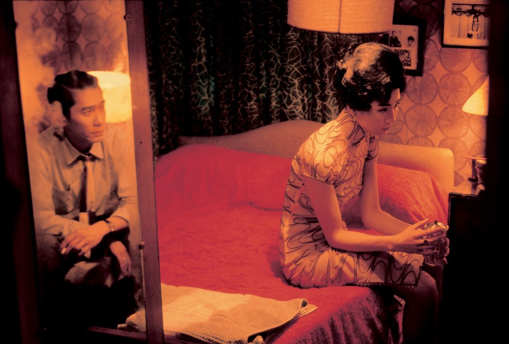 Actors Tony Leung Chiu Wai & Maggie Cheung on the set of In the Mood for Love by Wong Kar Wai © Wing Shya